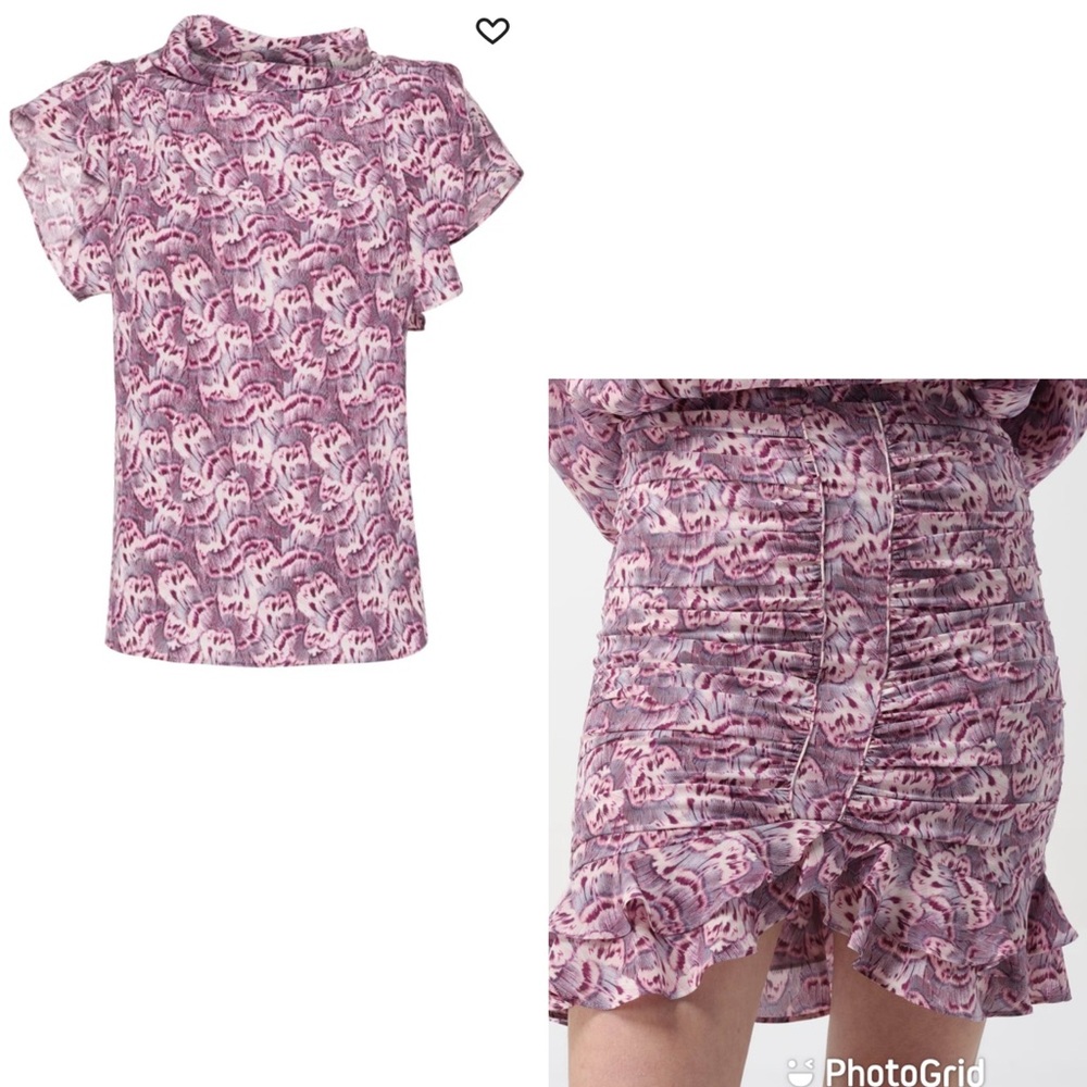Isabel Marant Milendi Two Piece Skirt Set